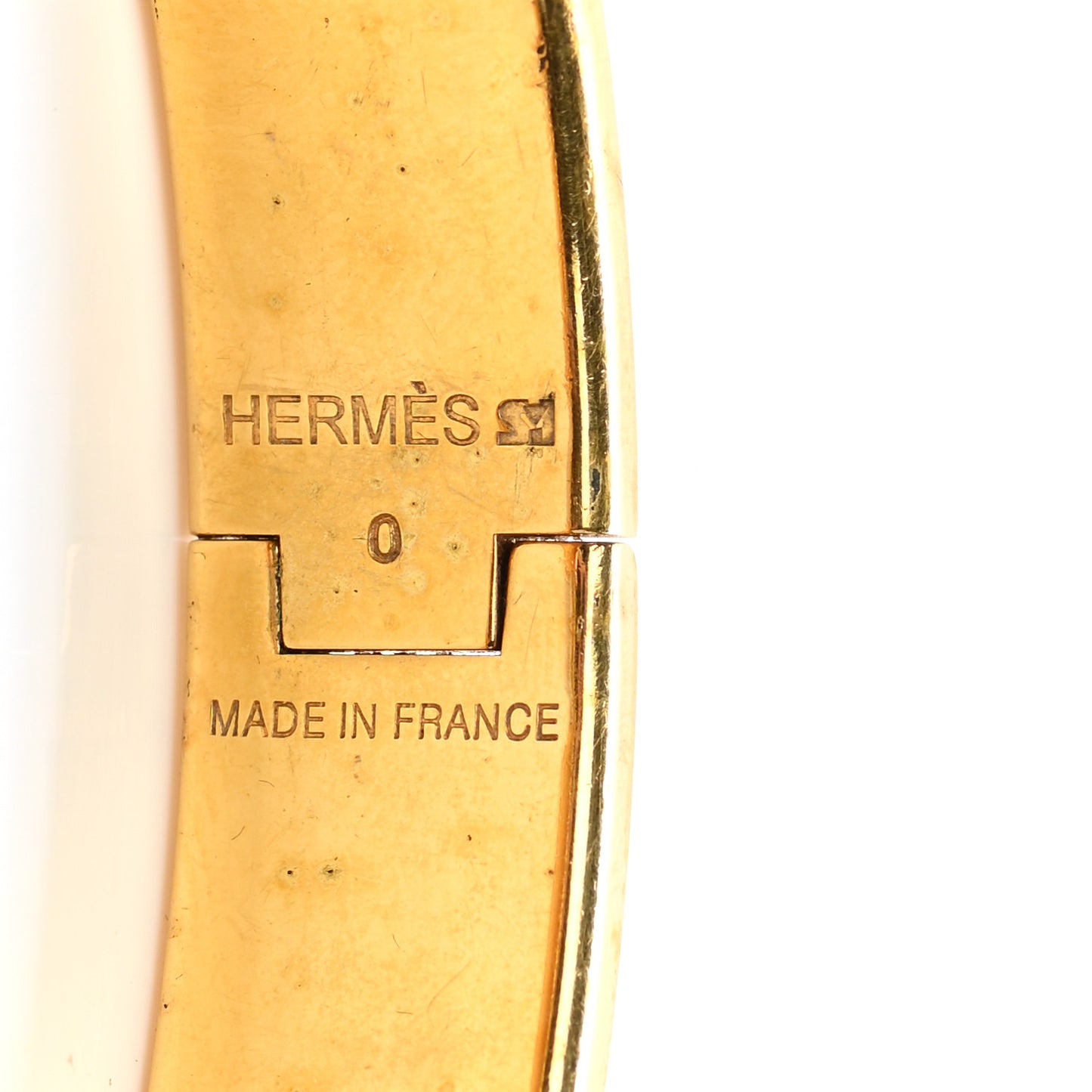 Enamel Narrow Clic Clac H Bracelet PM Black