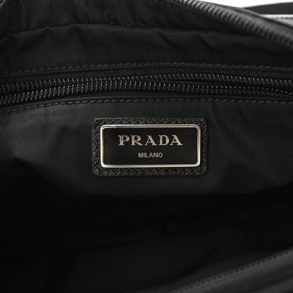 Prada Tessuto Nylon Saffiano Belt Bag Black 7 of 12