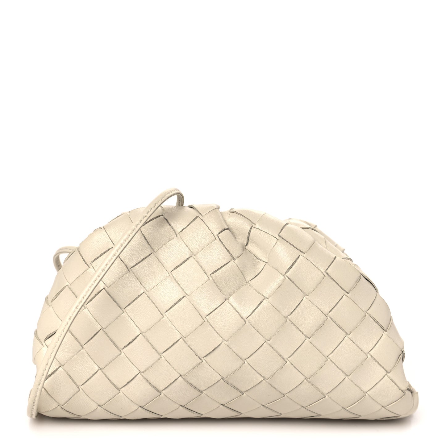 Nappa Intrecciato The Mini Pouch Chalk