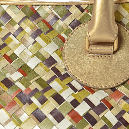 Bottega Veneta Nappa Intrecciato Satchel Multicolor 16 of 16