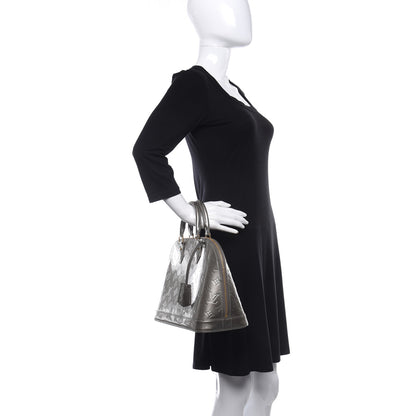 Louis Vuitton Vernis Alma PM Gris Art Deco 2 of 13