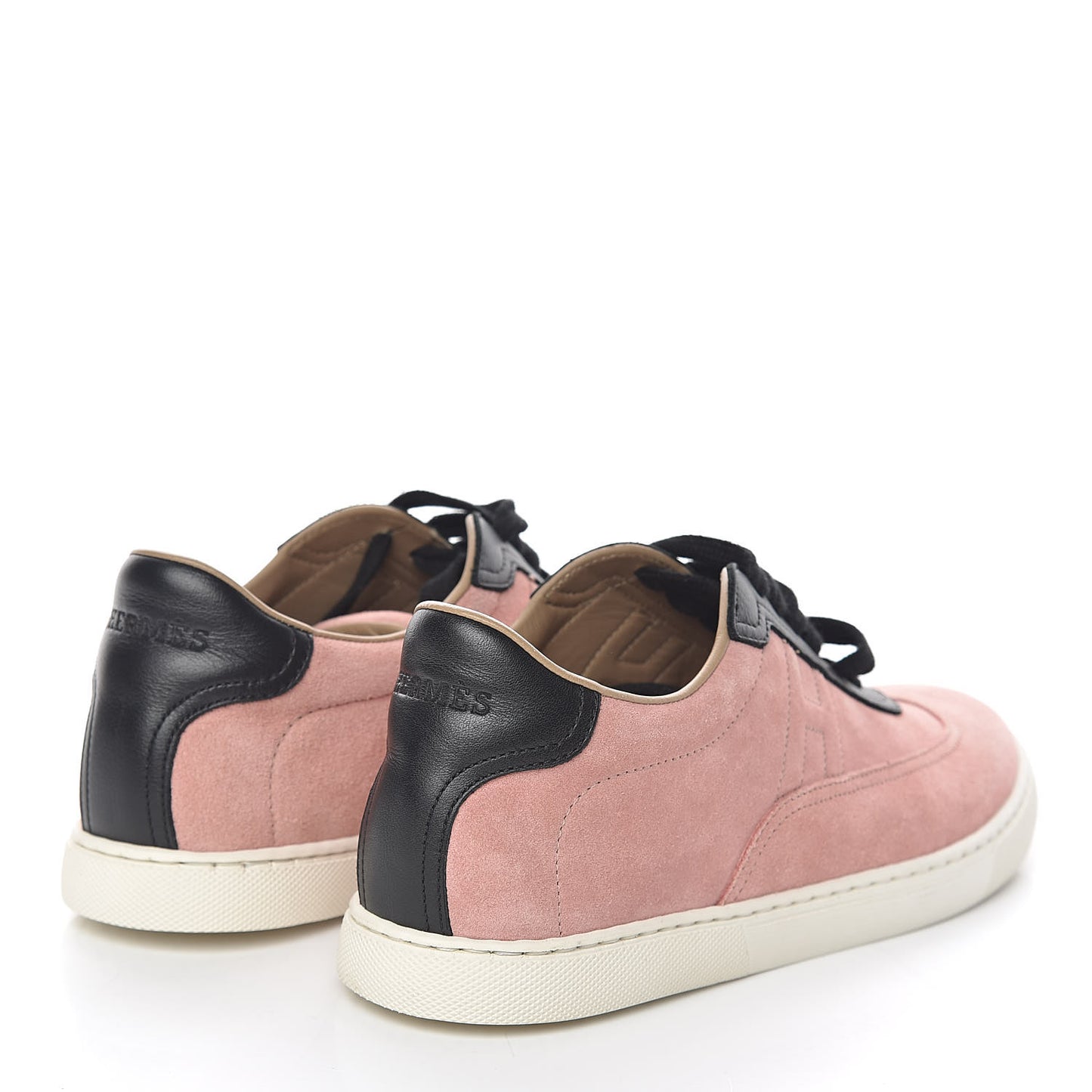 Swift Calfskin Velours Womens Quicker Sneakers 37.5 Grenat Black