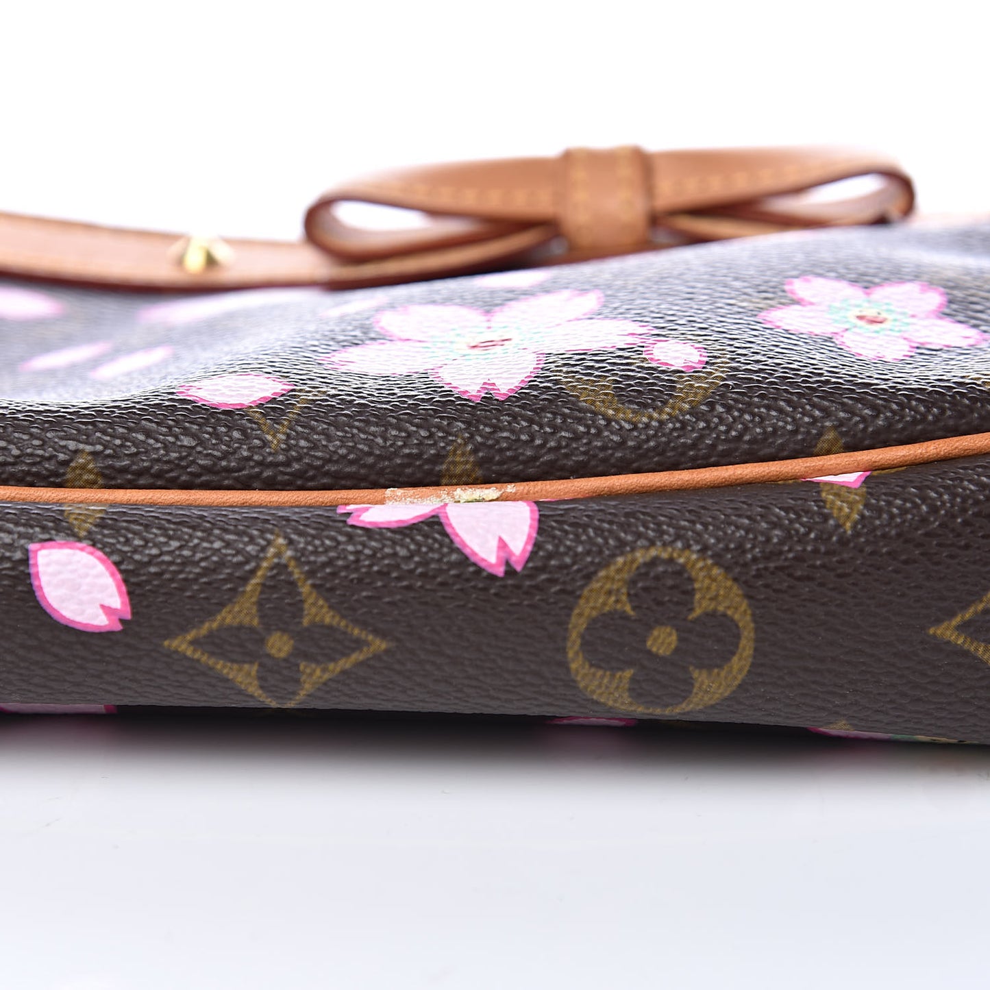 Monogram Cherry Blossom Pochette Accessories Brown