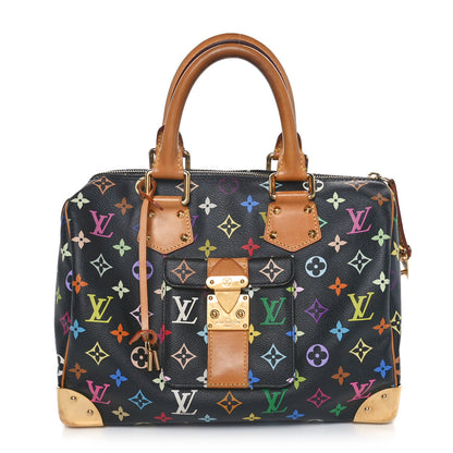 Louis Vuitton Monogram Multicolor Speedy 30 Black 1 of 9