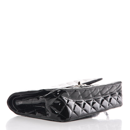 Chanel Patent Quilted Medium Double Flap Black 5 of 17