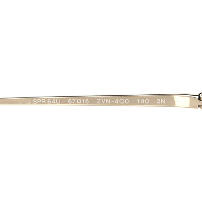 Prada Cat Eye Sunglasses SPR 64U Gold 6 of 6