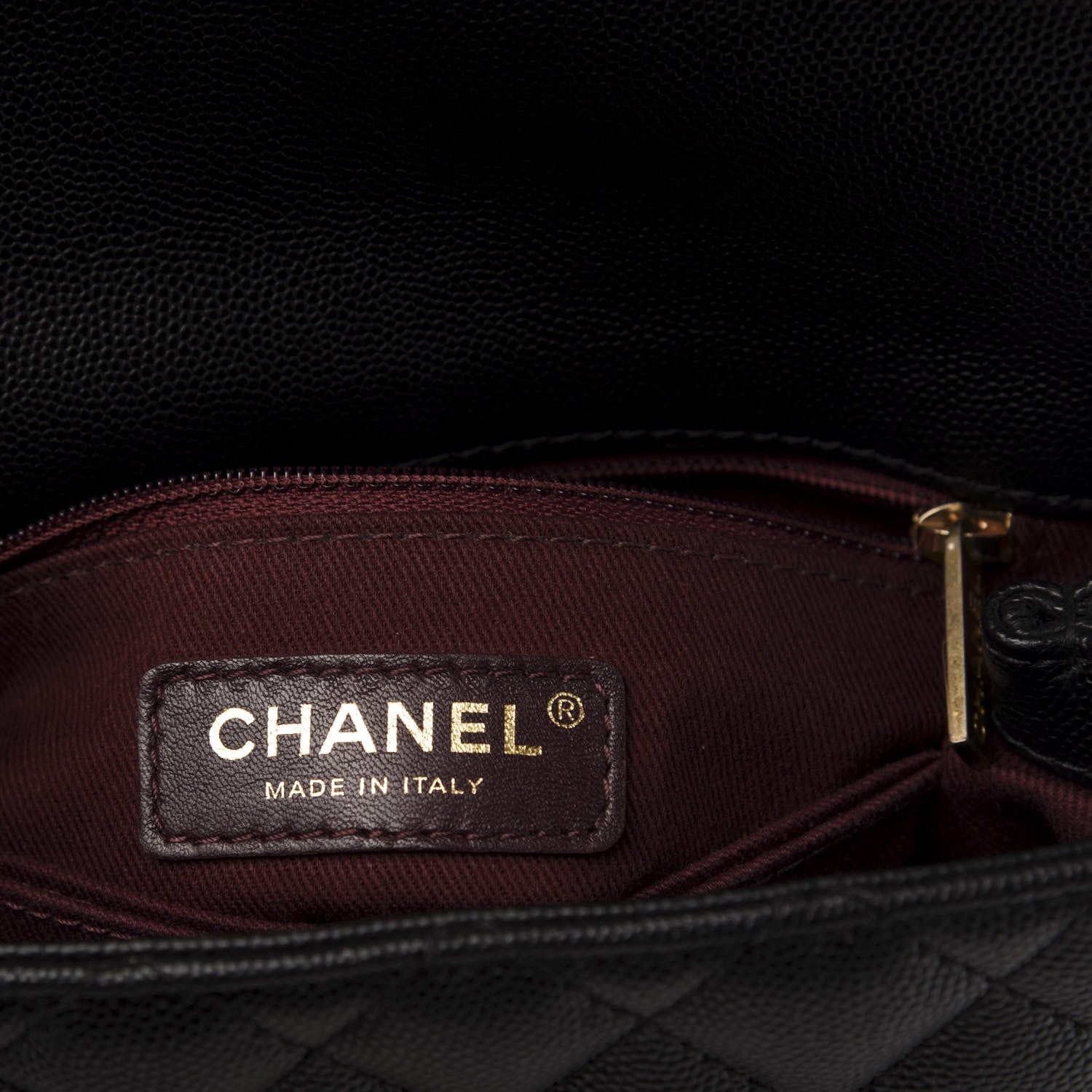 Chanel Caviar Quilted Mini Coco Handle Flap Black 9 of 10