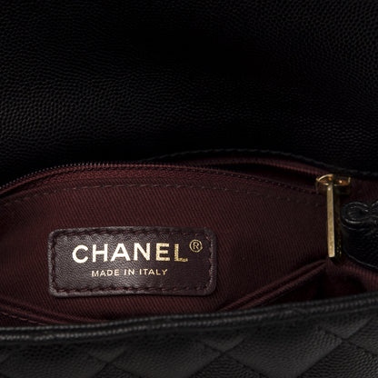 Chanel Caviar Quilted Mini Coco Handle Flap Black 9 of 10