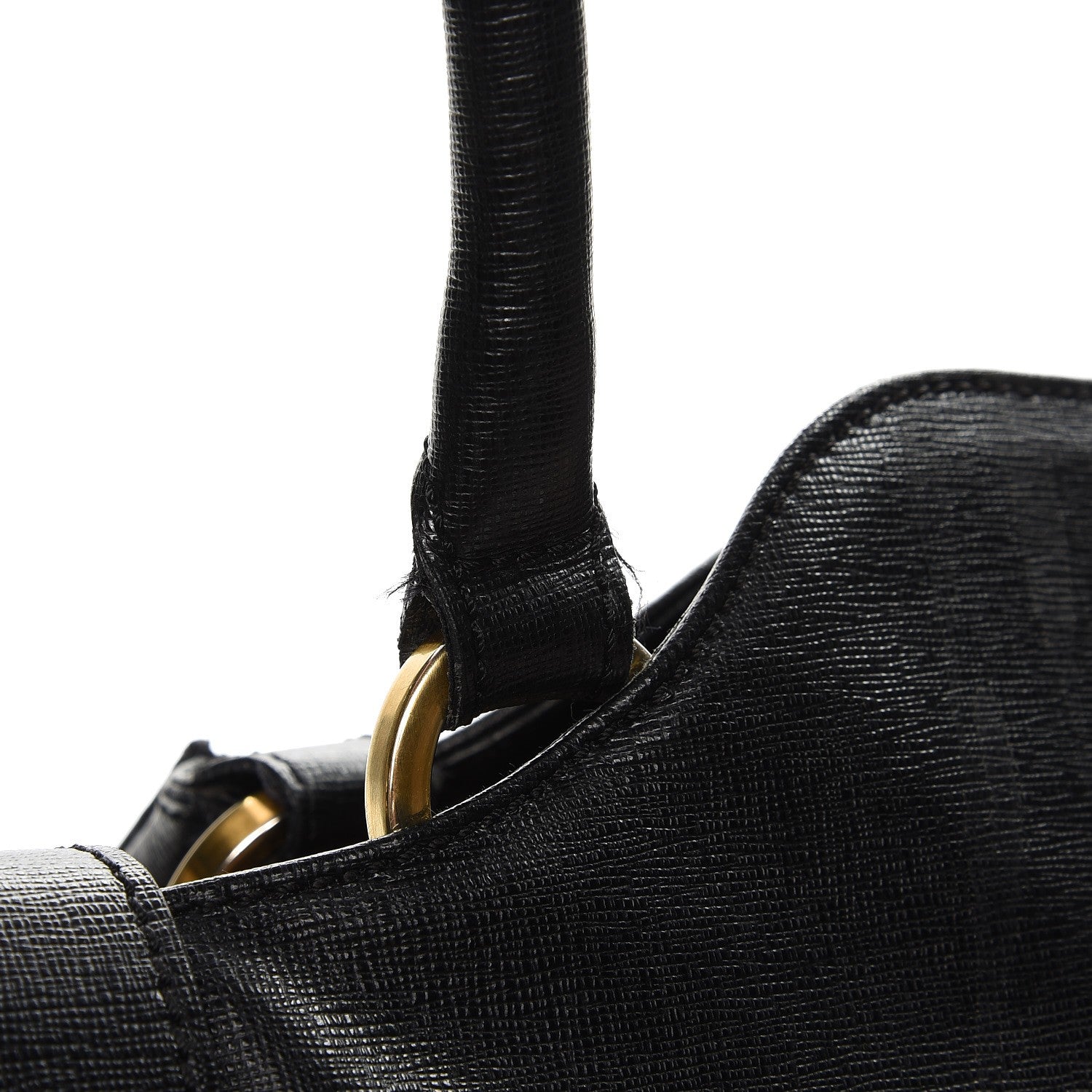 Fendi Vitello Elite Chameleon Shopper Tote Black 19 of 21
