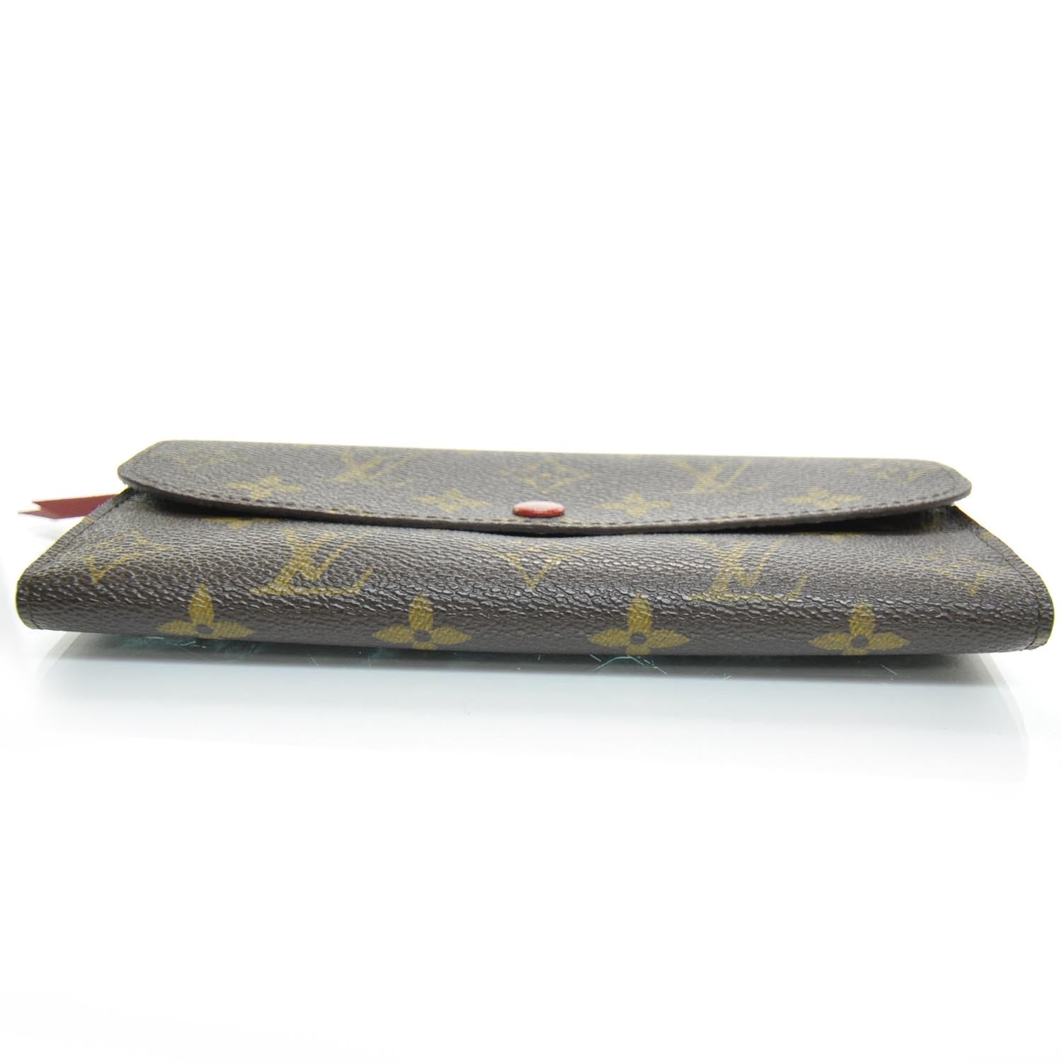 Louis Vuitton Monogram Emilie Wallet Red 4 of 7