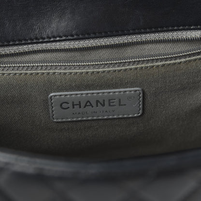 Chanel Lambskin Quilted Small Accordion Boy Flap Black 8 of 10