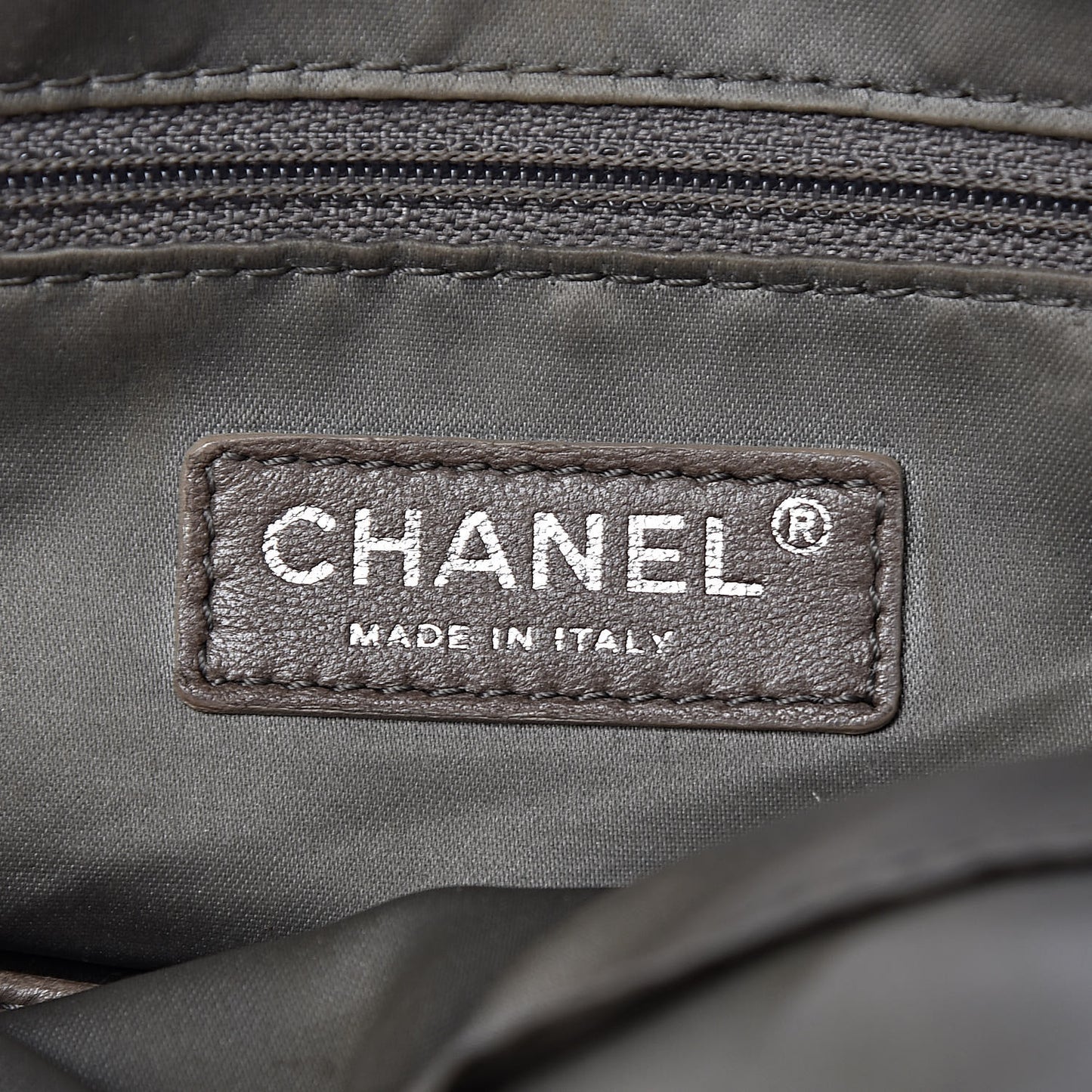 Distressed Lambskin Large Lady Braid Satchel Dark Grey