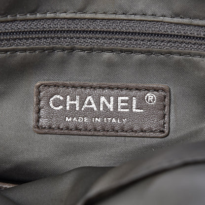 Chanel Distressed Lambskin Large Lady Braid Satchel Dark Grey 7 of 17