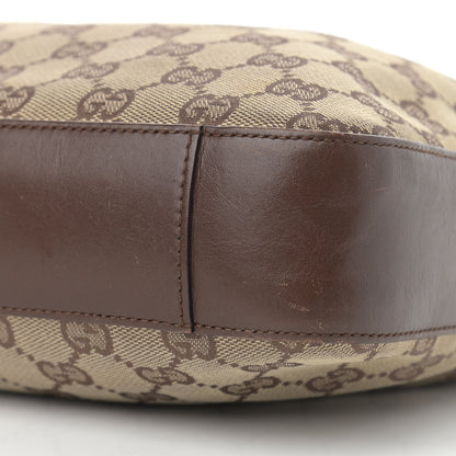 Gucci Monogram GG Small Clasp Hobo Brown 10 of 11