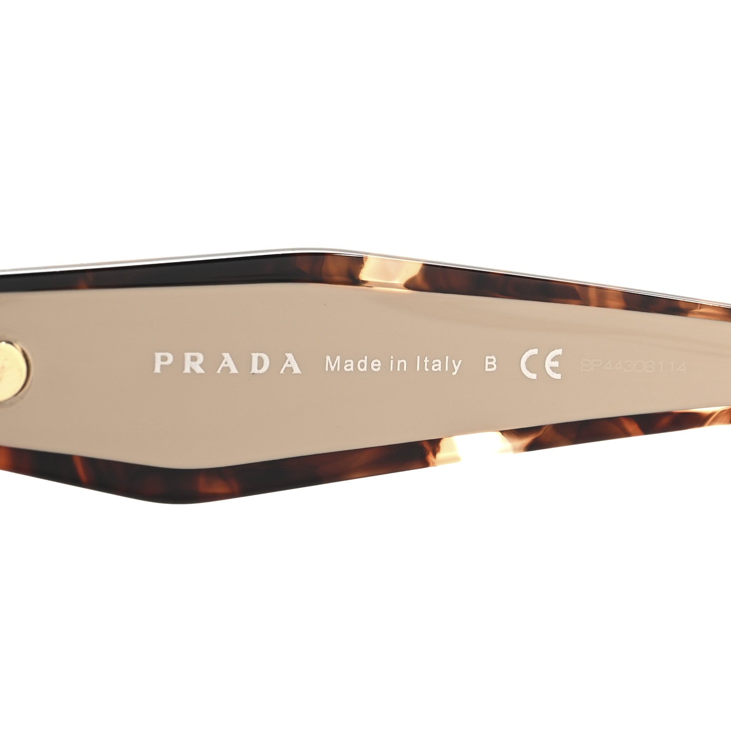 Prada Acetate Square Sunglasses SPR 16Y-F Havana Beige 5 of 6