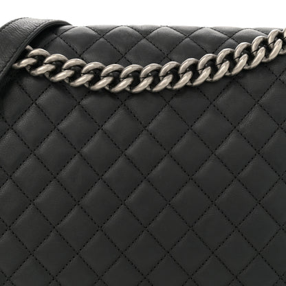 Chanel Calfskin Quilted Large Boy Flap Black 8 of 13