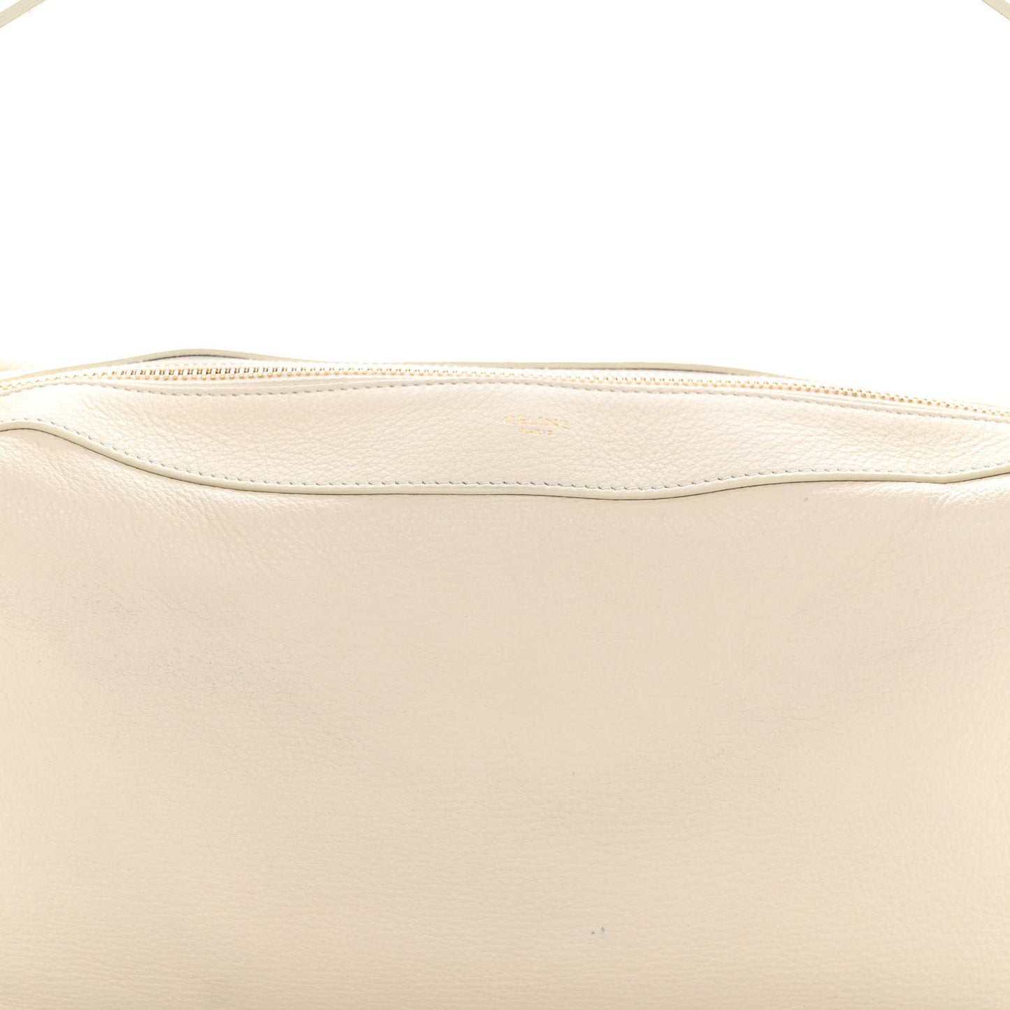 Supple Calfskin Medium Romy Shoulder Bag Rice
