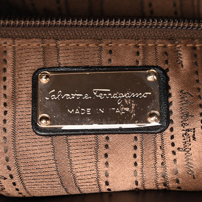 Salvatore Ferragamo Calfskin The W Bag Fondente 6 of 11