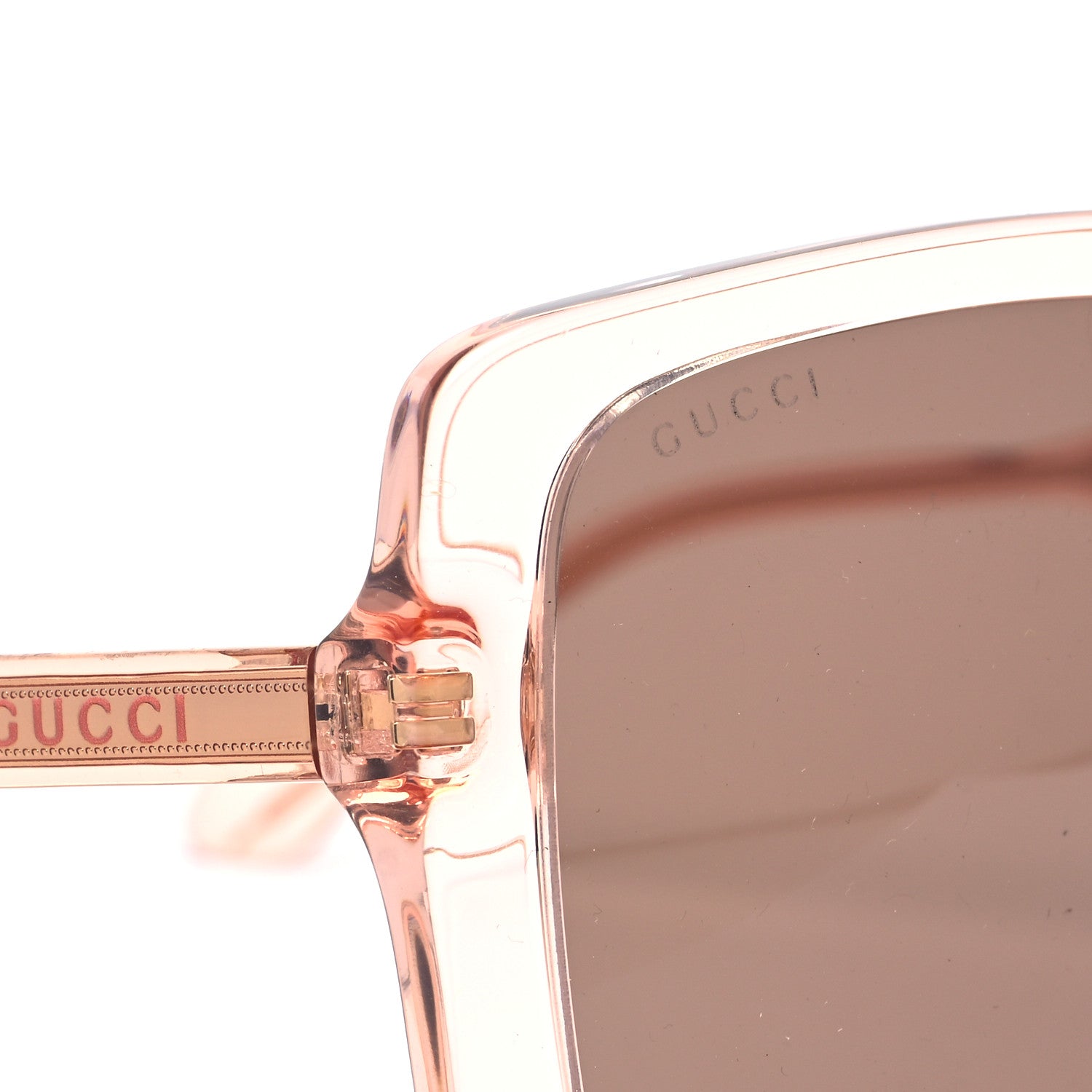 Gucci Acetate Square Frame Sunglasses GG0567SA Pink 6 of 7