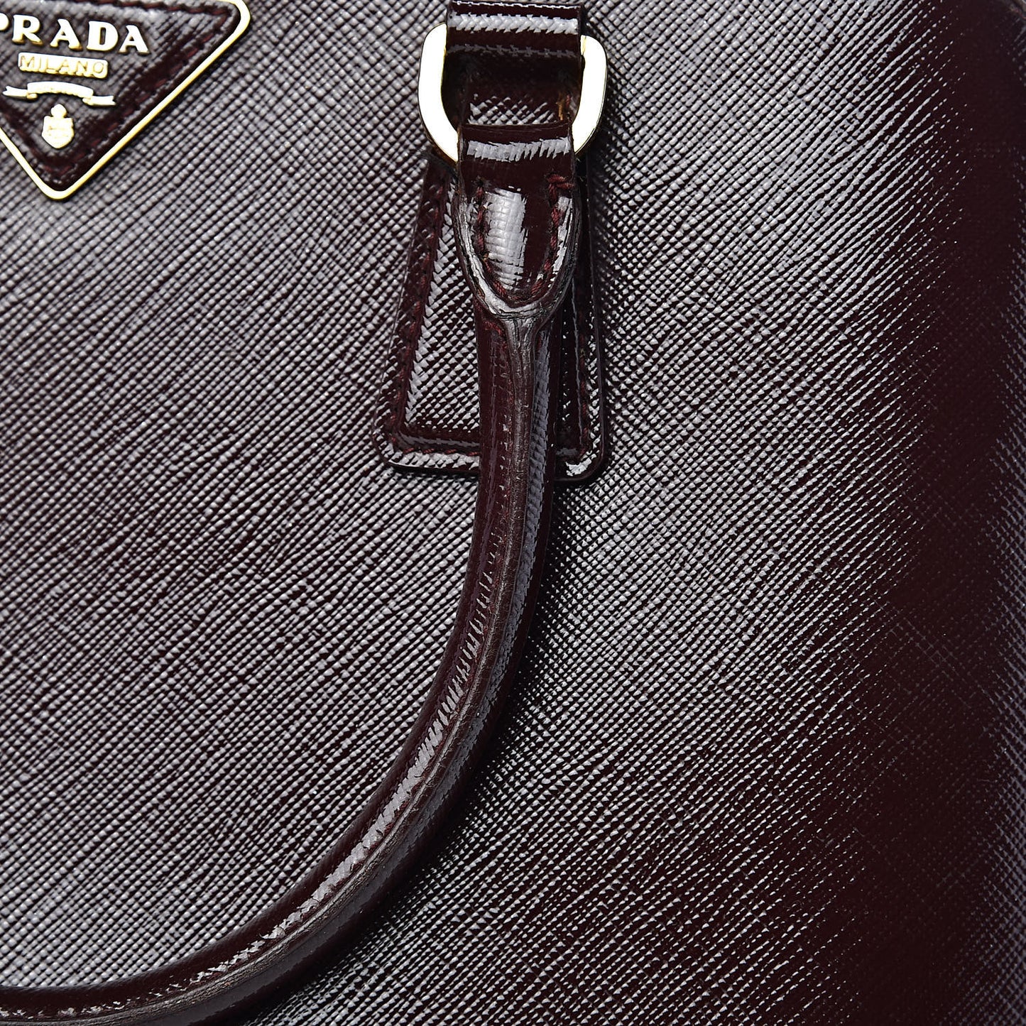 Saffiano Vernice Medium Promenade Tote Granato