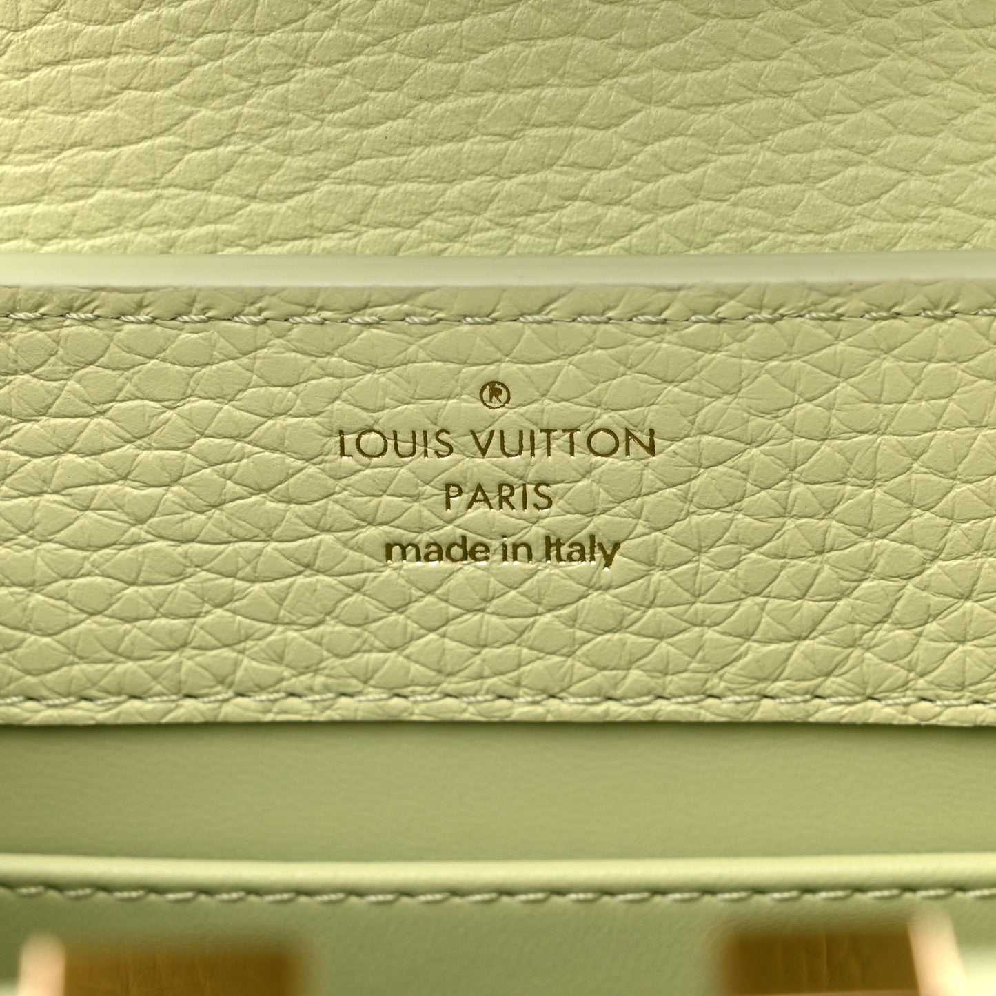 Taurillon Mini Capucines Vert Noto Green Milky White Vert Asnieres Green