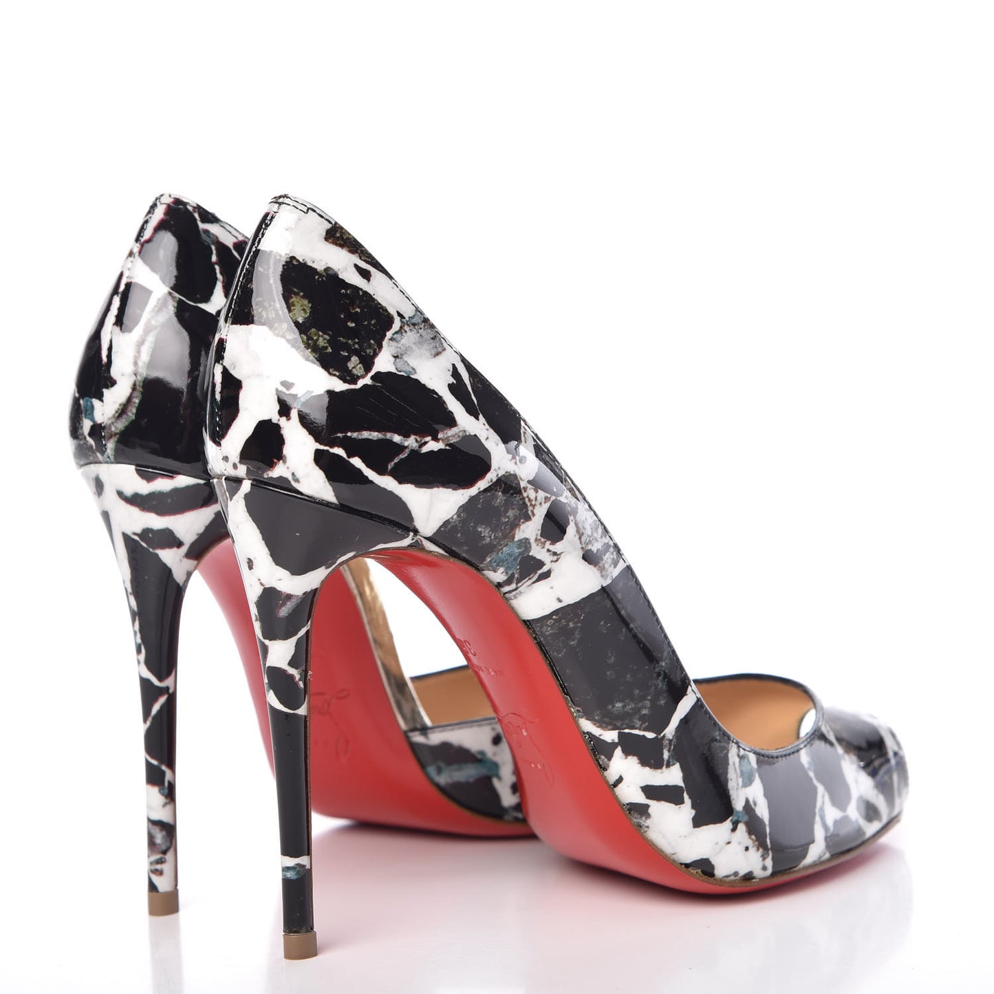Patent Carrare Specchio Demi You 100 Pumps 36 Black White