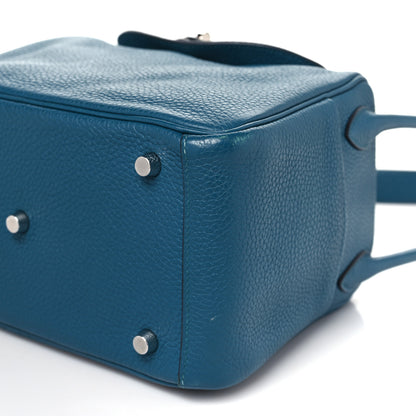 Hermes Taurillon Clemence Lindy 26 Cobalt 10 of 11
