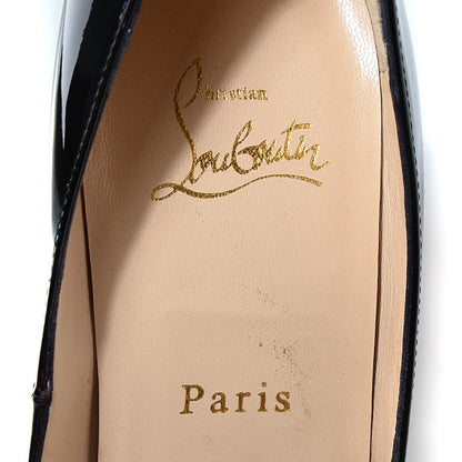 Christian Louboutin Patent Lady Peep 150 Pumps 39 Black 7 of 7