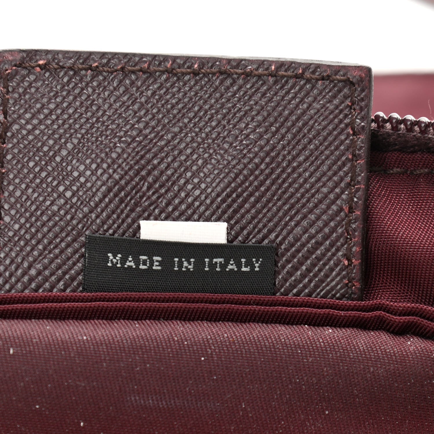 Prada Tessuto Nylon Small Flat Messenger Bag Granato 7 of 12