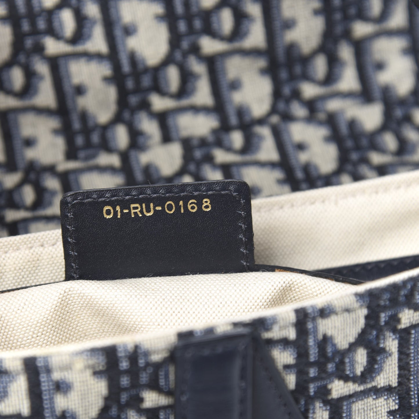 Oblique Saddle Bag Blue
