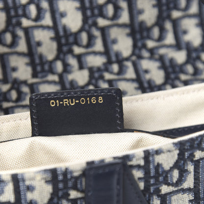 Christian Dior Oblique Saddle Bag Blue 6 of 8