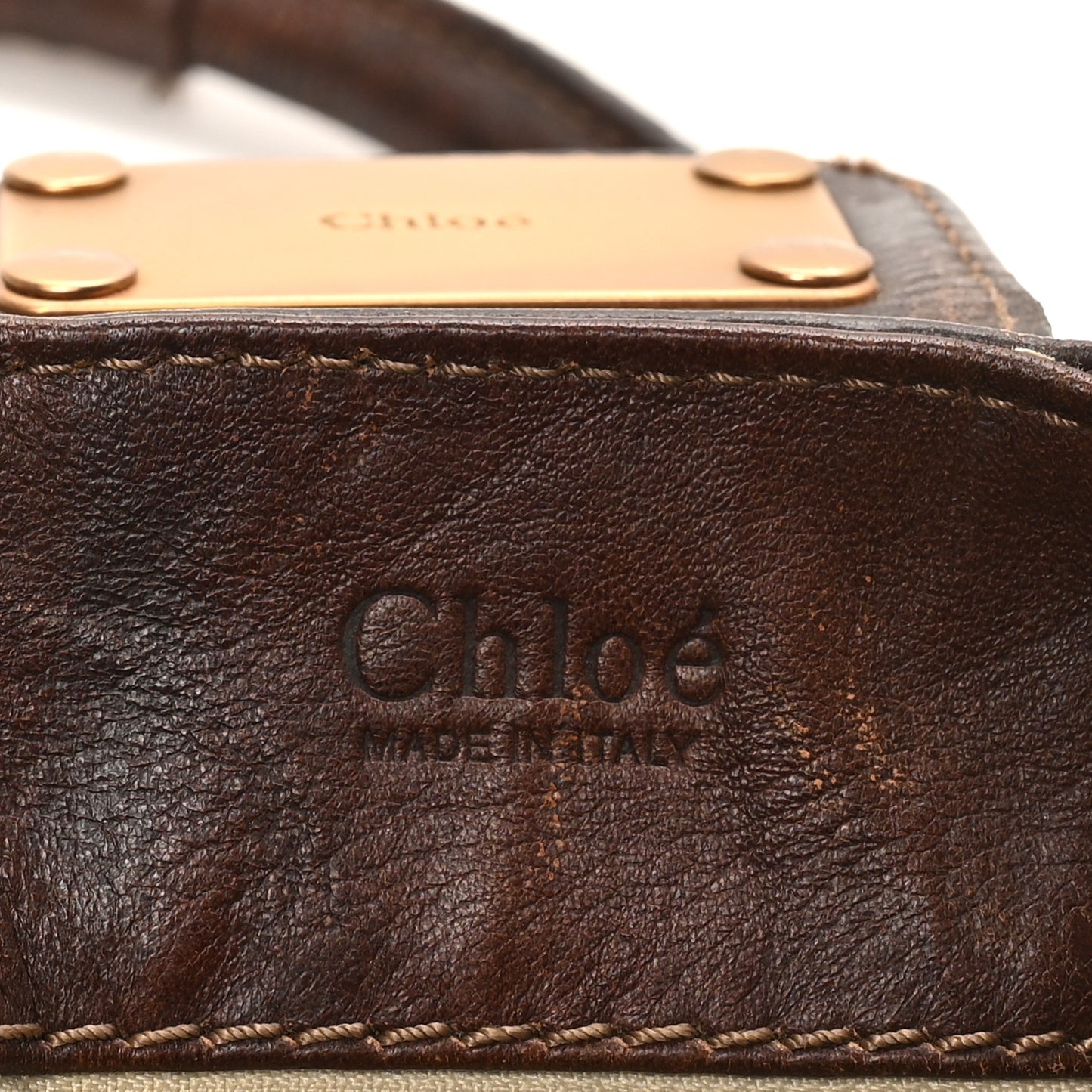 Calfskin Medium Paddington Satchel Chocolate