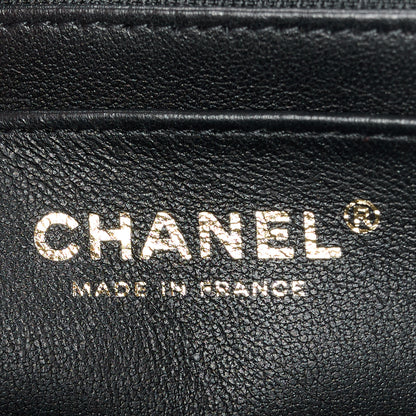 Chanel Lambskin Resin Crystal Square Quilted Mini Monacoco Flap Black 6 of 12