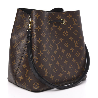 Louis Vuitton Monogram Neonoe MM Black 3 of 9