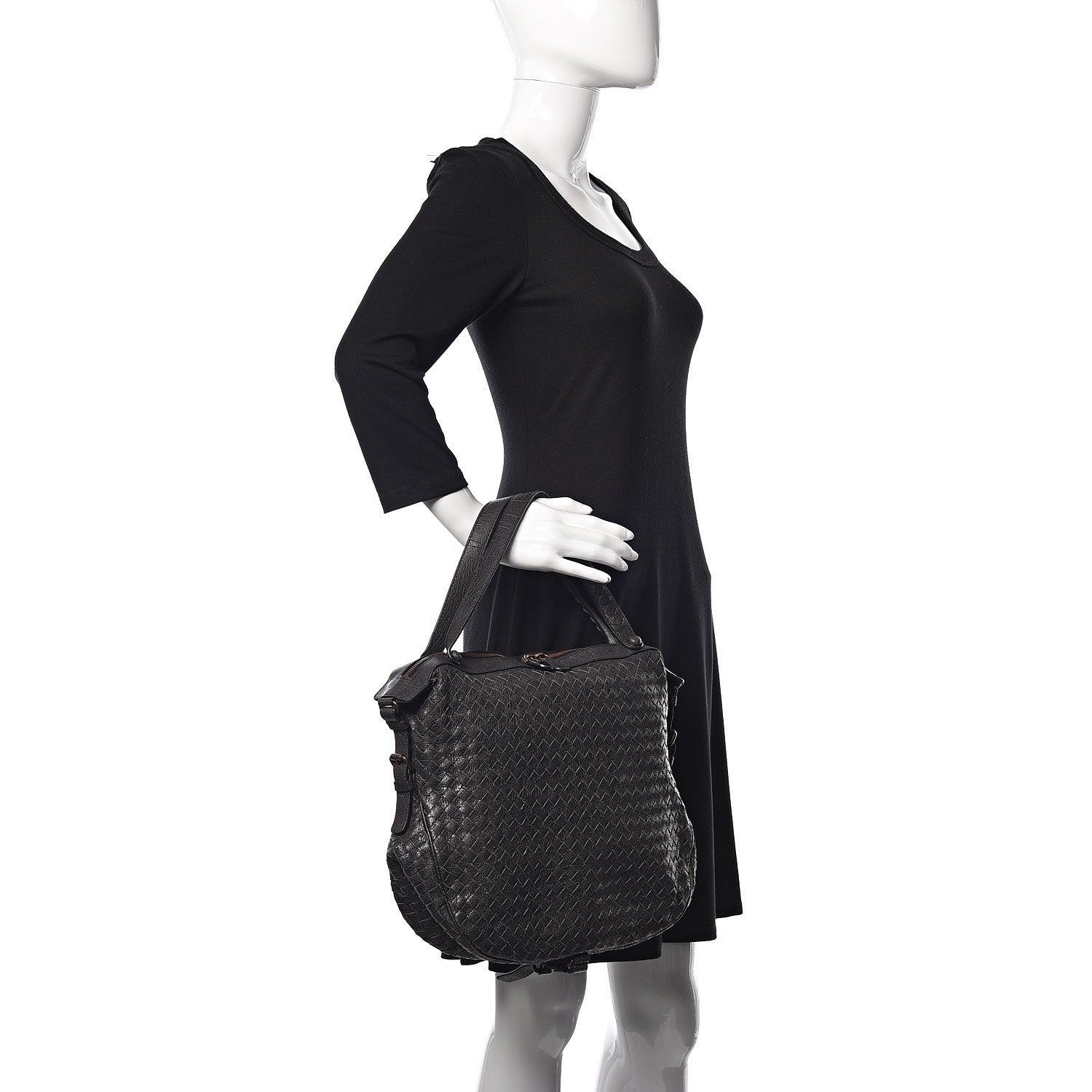 Bottega Veneta Goatskin Intrecciato Belly 76 Bag Matita 2 of 8