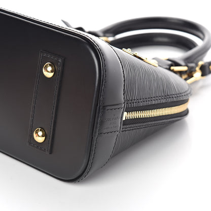 Louis Vuitton Epi Love Lock Alma BB Black 9 of 10