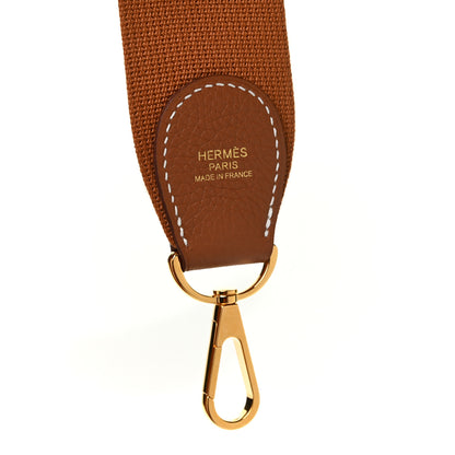 Hermes Taurillon Clemence Evelyne III PM Gold 9 of 10