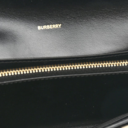 Burberry Vintage Check Grain Calfskin Halton Wallet Black 5 of 7