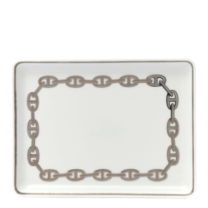 Hermes Porcelain Chaine d' Ancre Sushi Plate 1 of 6