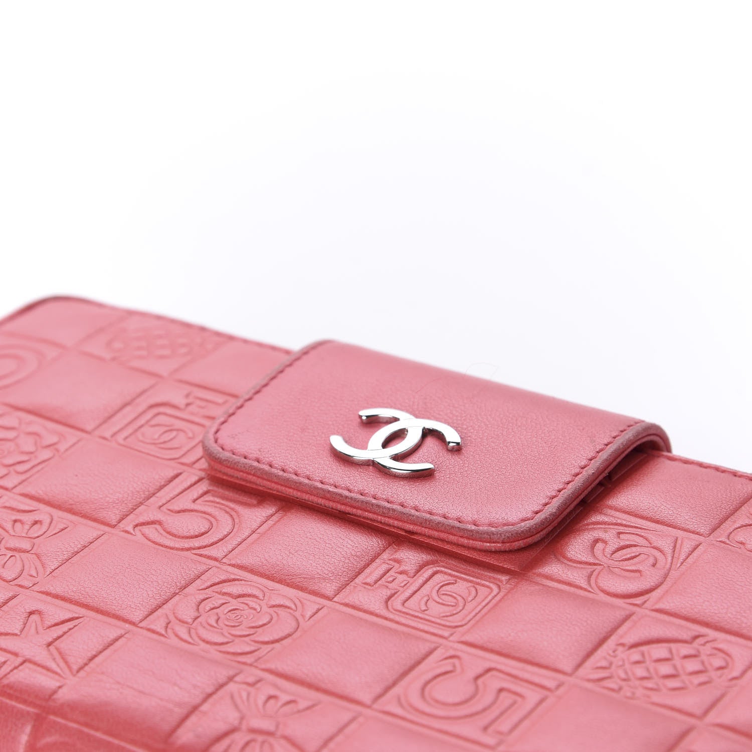 Chanel Lambskin Lucky Symbols French Flap Wallet Pink 10 of 14