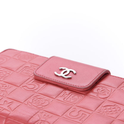Chanel Lambskin Lucky Symbols French Flap Wallet Pink 10 of 14