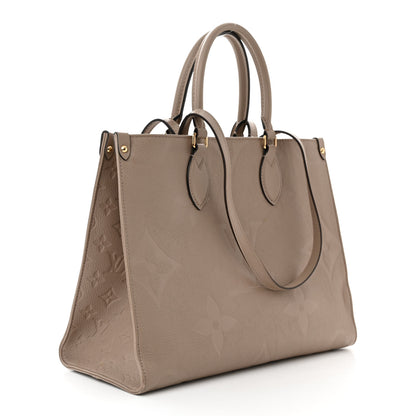 Louis Vuitton Empreinte Monogram Giant Onthego MM Tourterelle 3 of 10