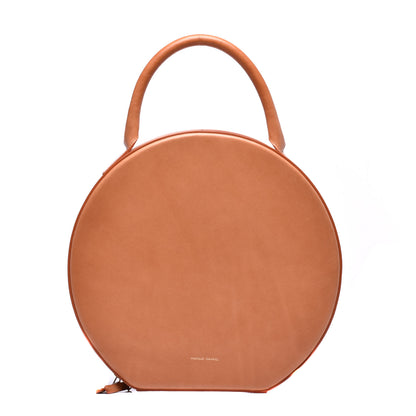Mansur Gavriel Vegetable Tanned Calfskin Circle Bag Cammello 1 of 8