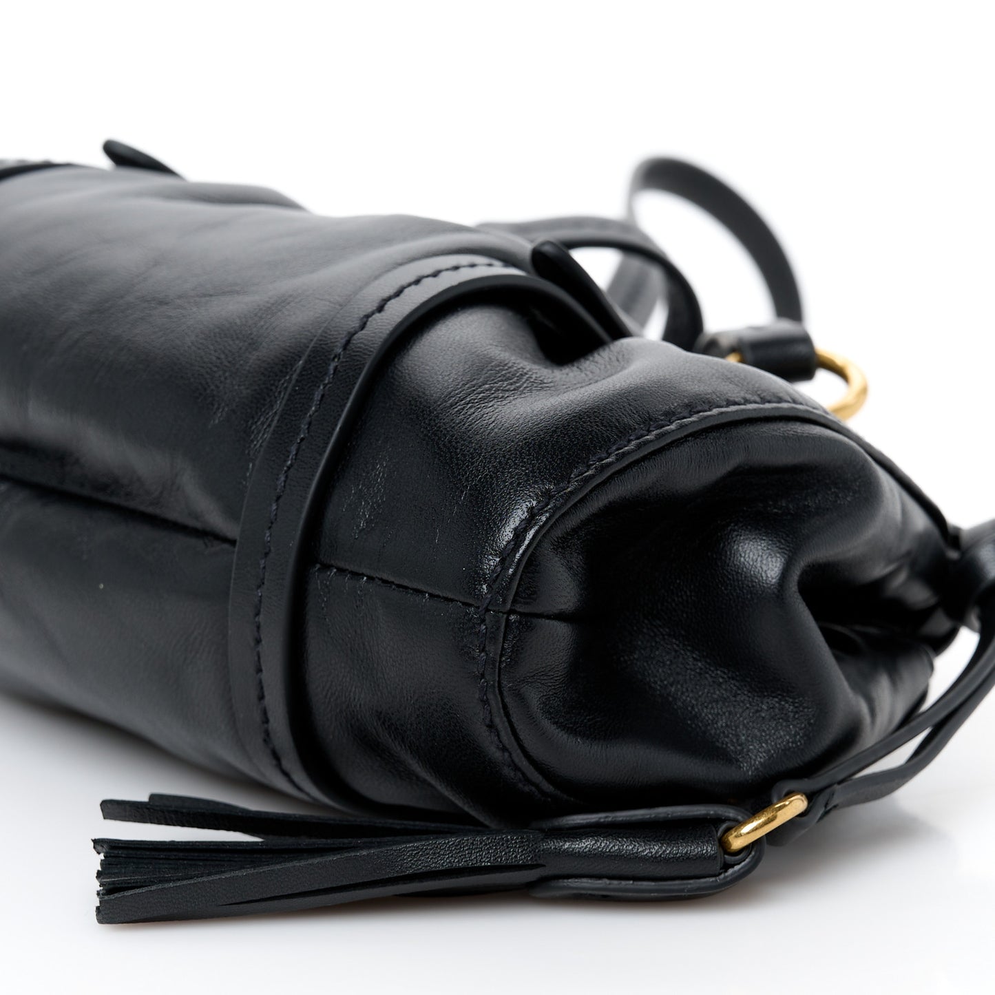 Nappa Mini Joie Shoulder Bag Black