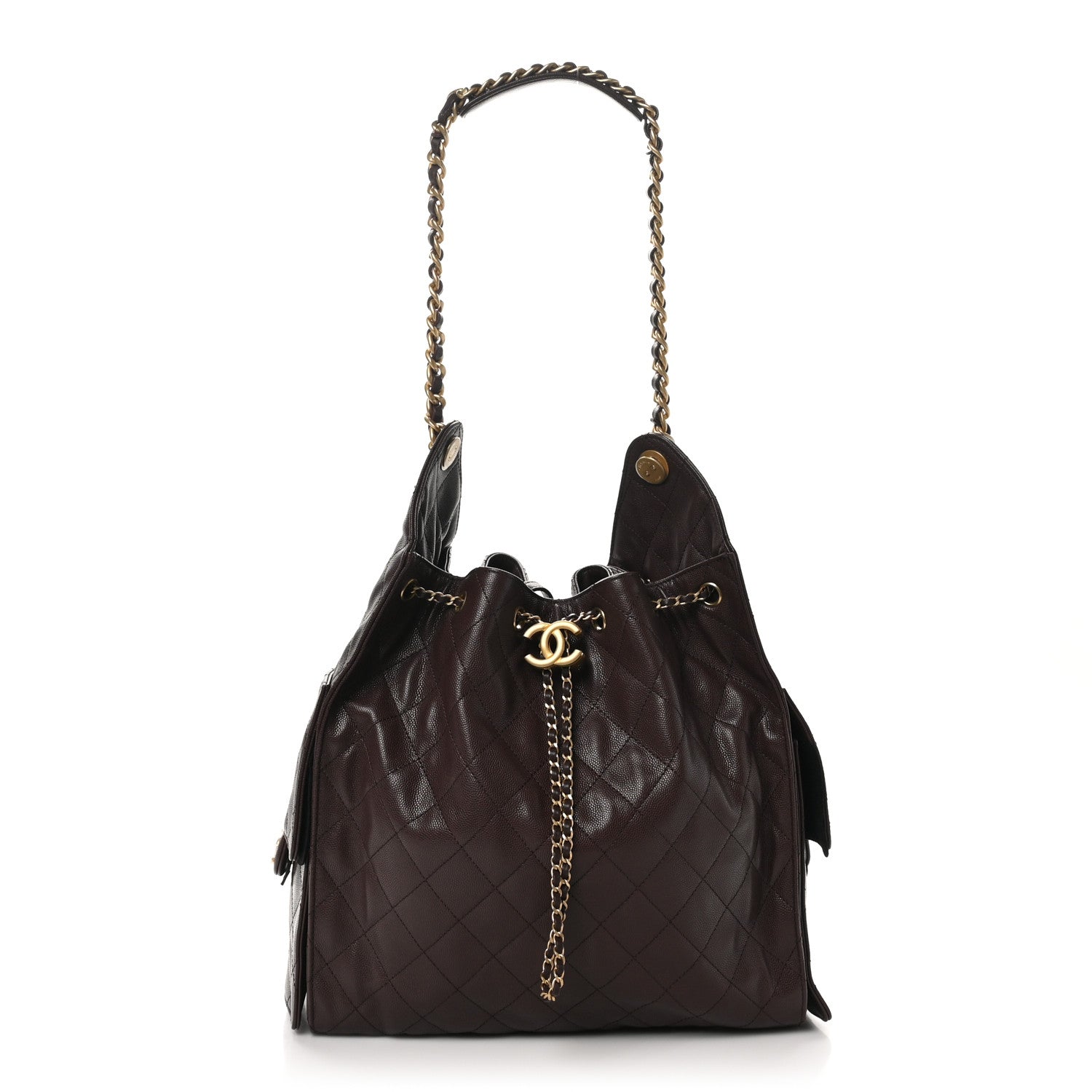 Chanel Caviar Quilted Medium Chanel 25 Handbag Dark Brown 1 of 11