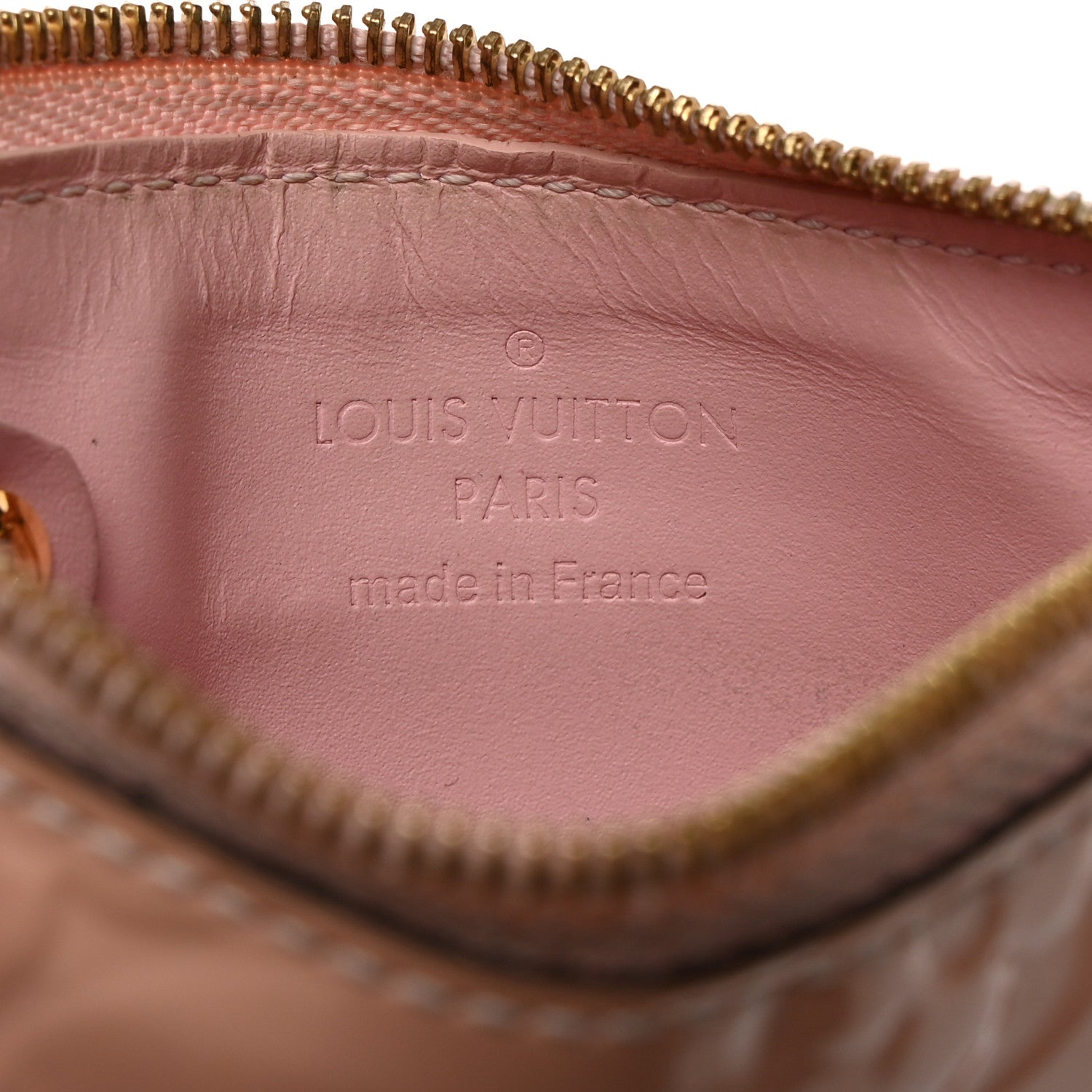 Louis Vuitton Vernis Key Pouch Rose Ballerine 6 of 10