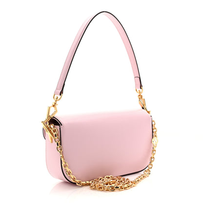 Gucci Azalea Calfskin Crystal Small Horsebit 1955 Chain Shoulder Bag Pink 3 of 12