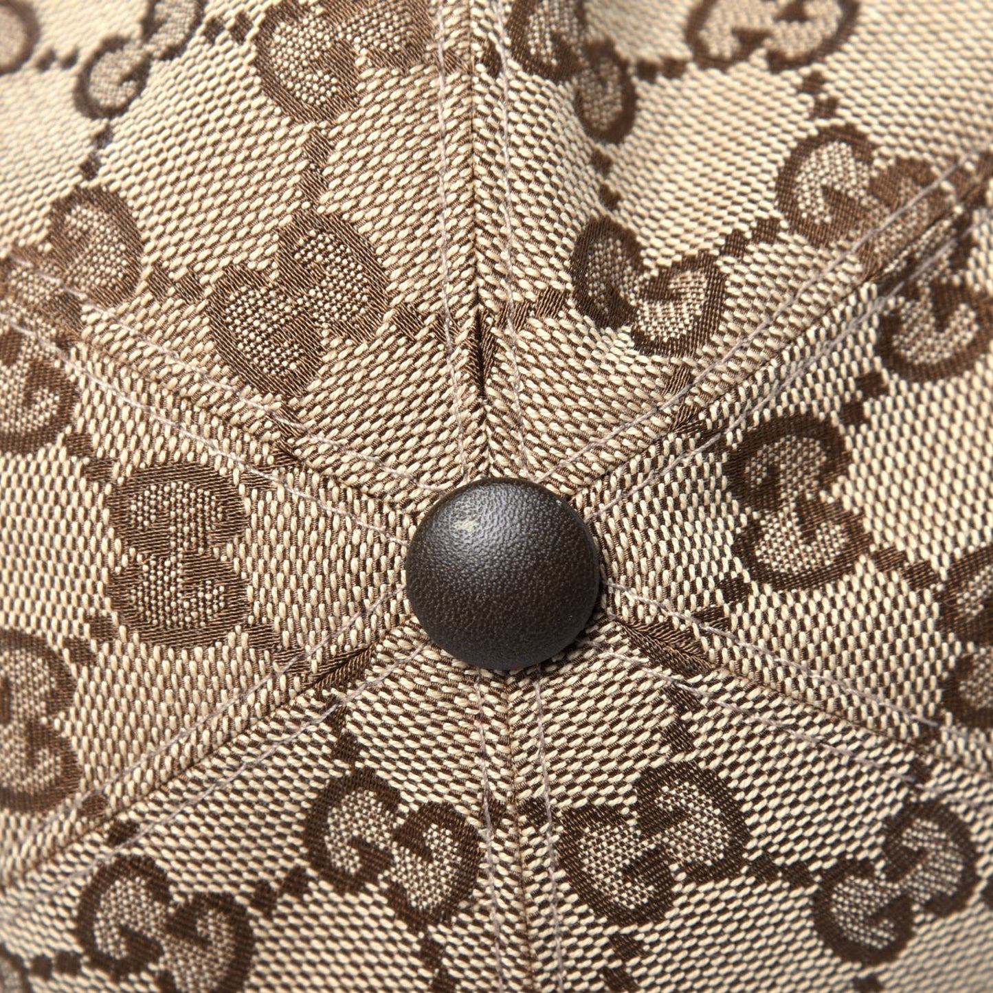 Monogram Web Baseball Hat XL Beige