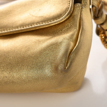 Jimmy Choo Metallic Lambskin Tulita Evening Bag Gold 11 of 15
