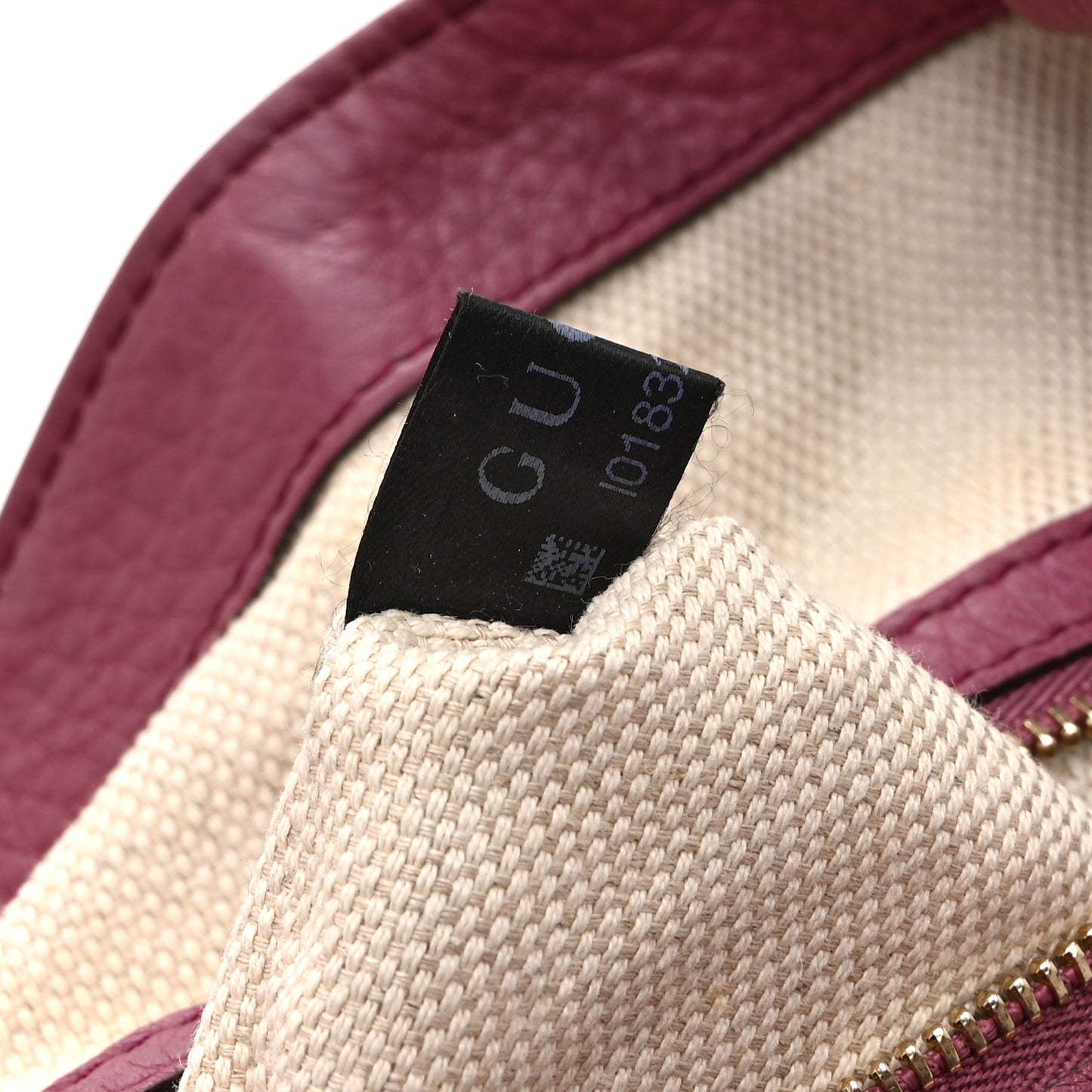 Pebbled Calfskin Small Soho Shoulder Bag Peonia Flower